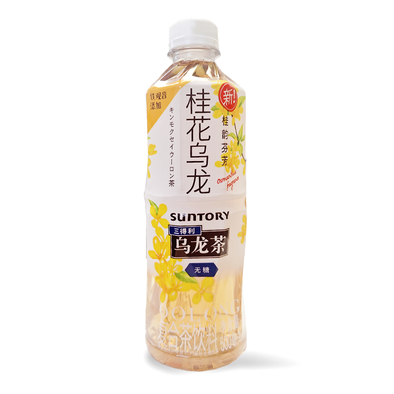 三得利无糖桂花乌龙茶 Suntory Osmanthus Oolong Tea No Sugar 15 X 500ml