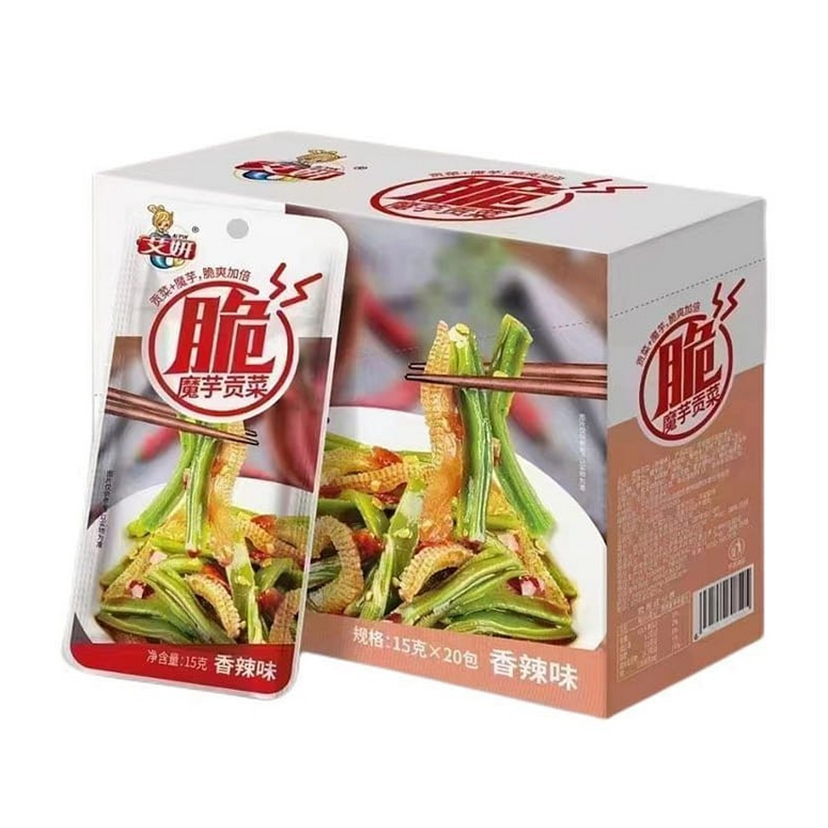 艾妍魔芋贡菜香辣味 KONJAC TRIBUTE DISHES SPICY 20 X 300g