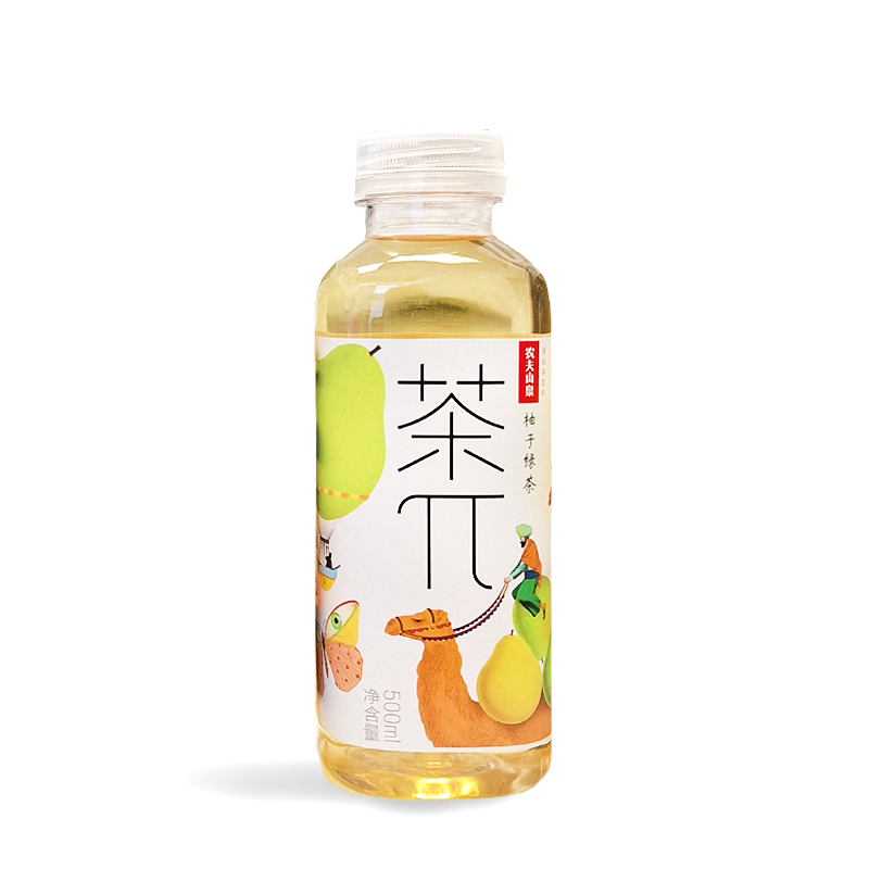 茶π果味茶饮料柚子绿茶 Chapai Cha π Citron Green Tea 15 X 500ml
