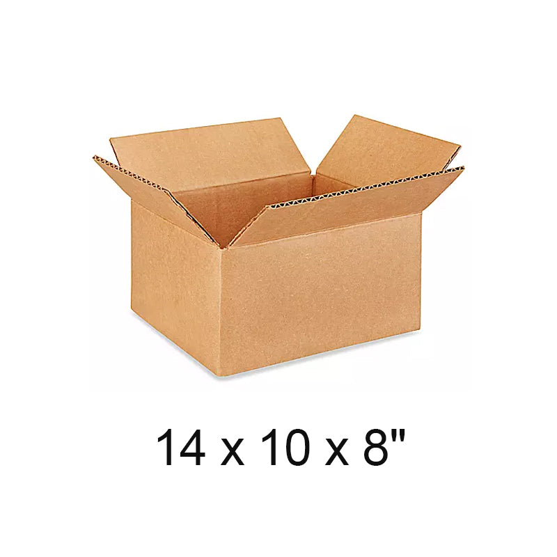 14 x 10 x 8" 32 ECT Corrugated Boxes