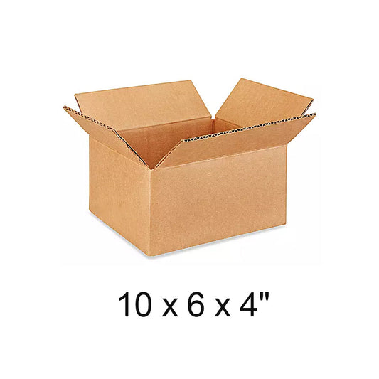 10 x 6 x 4"   32 ECT Corrugated Boxes