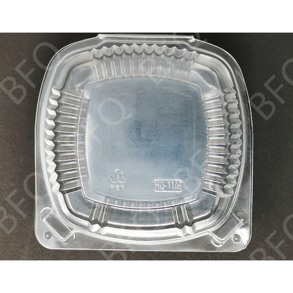 HQ-1106 Clear Hinged Container, , 400 Counts
