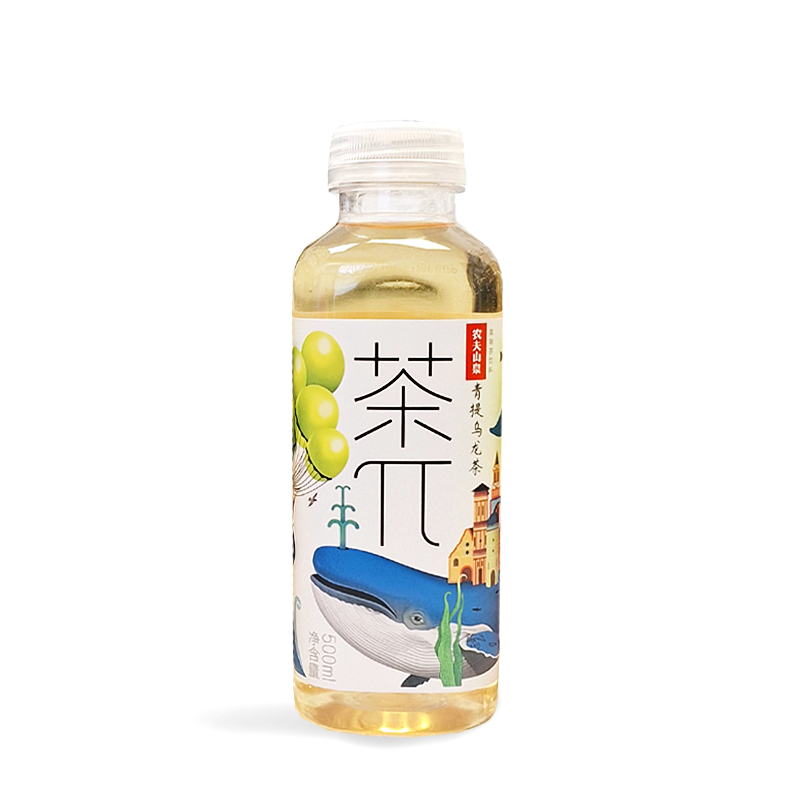 茶π果味茶饮料青提乌龙茶 Chapai Cha π Muscat Oolong Tea 15 X 500ml