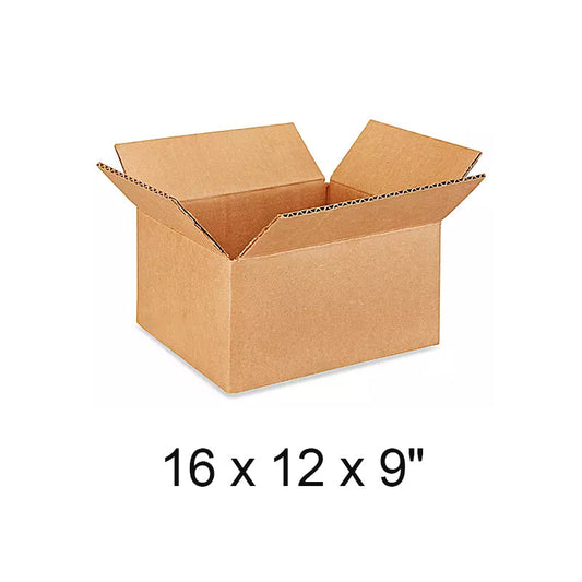 16 x 12 x 9" 32 ECT Corrugated Boxes