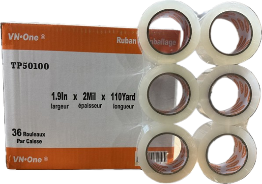 VN-ONE 100M, 50MIC PACKING TAPE