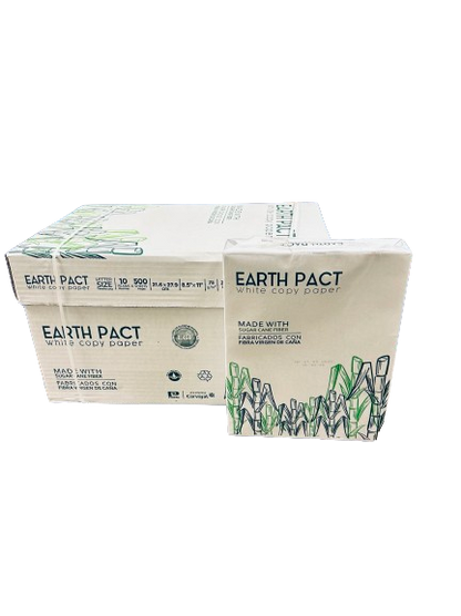 Tree Free Sugar Cane Copy Paper 8.5" X 11" 20lb 10 Reams 5000 Sheets/Case