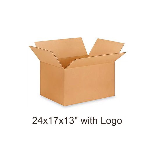 24x17x13" with Logo Corrugated Boxes