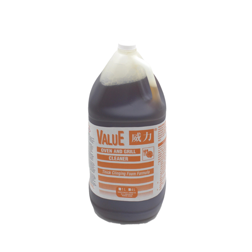 Value Oven & Grill Cleaner 4 X 4L
