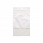 Reclosable Poly Pound Bags With 5mm Peg Hole - White Block, 2W - 3 x 5", 1000 pcs