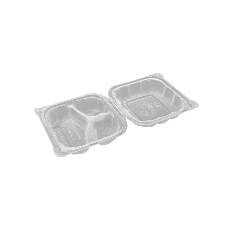 SL-H83W Hinged container, Clamshell container, 180 pcs