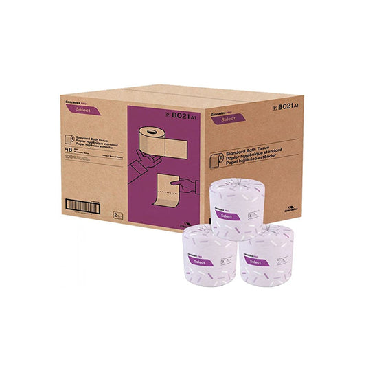 Standard Toilet Paper, 1 Ply x 1000 sheets, B021