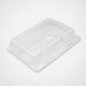 HQ-23 Clear Hinged Container, 205x150x85mm, 500EA/Box