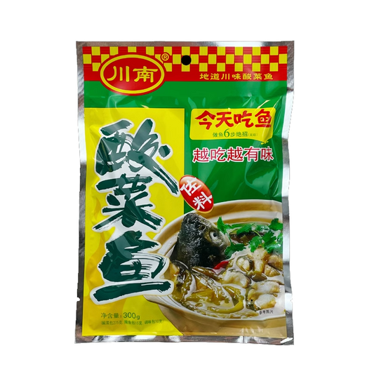 川南酸菜鱼佐料 Chuannan Pickled Fish Seasoning 30 X 300g